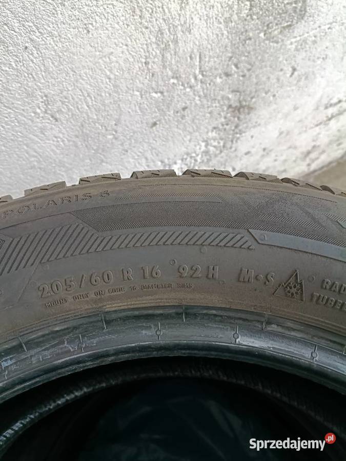 Sprzedam opony zimowe Barum Polaris 6 20560 R16 Kłodawa
