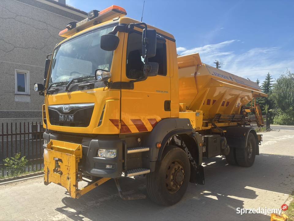 MAN TGM 18290 Piaskarka solarka econ pług diesel Ropczyce sprzedam