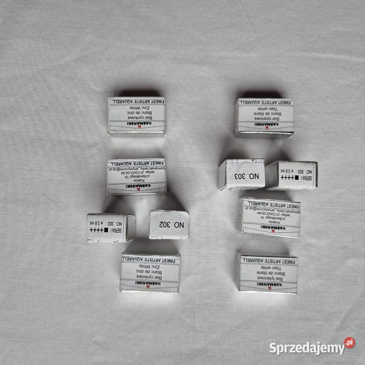 Akwarele Karmański 10 kostek farby małopolskie