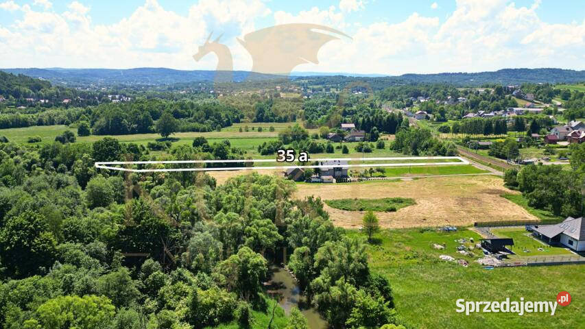 sprzedaży działki 3485m2 Radziszów Torowa małopolskie