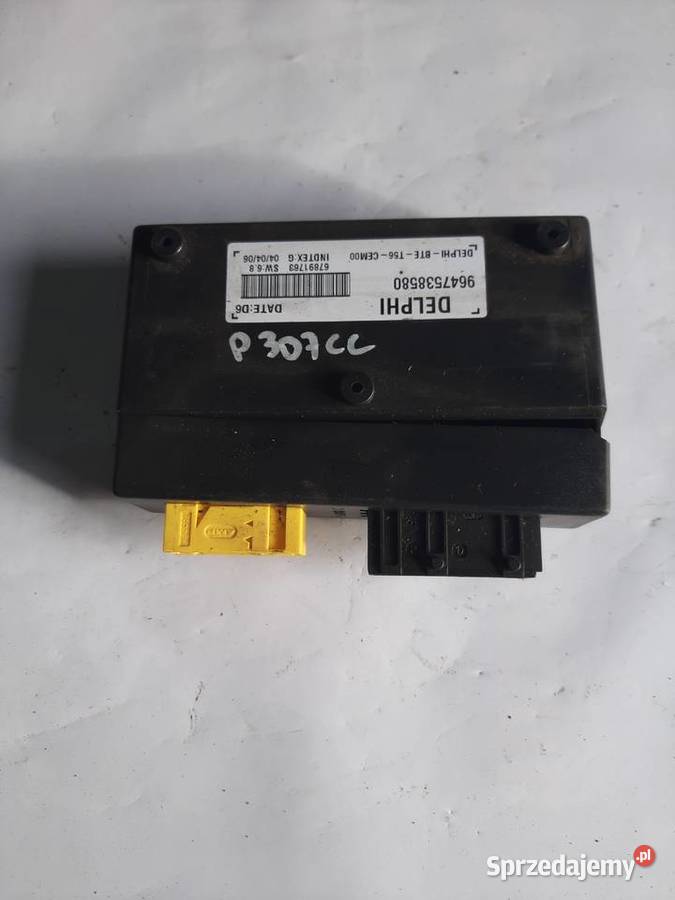 PEUGEOT 307 CC CABRIO STEROWNIK MODUŁ DACHU Ksawerów