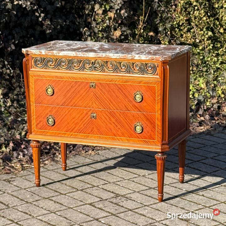 ARTexpert Komoda Ludwik marmurowy blat vintage zachodniopomorskie Dobrzany