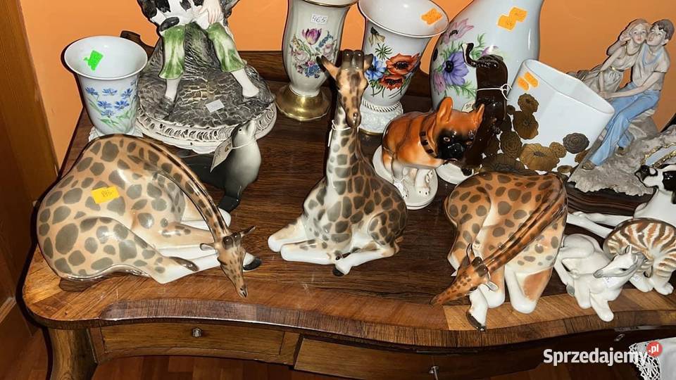 Żyrafa Lomonosov Figurka Leżąca Gdańsk sprzedam