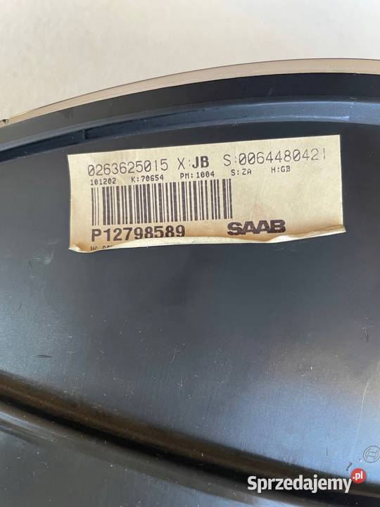 LICZNIK ZEGARY SAAB 93 II 2003 P12798589 Warszawa