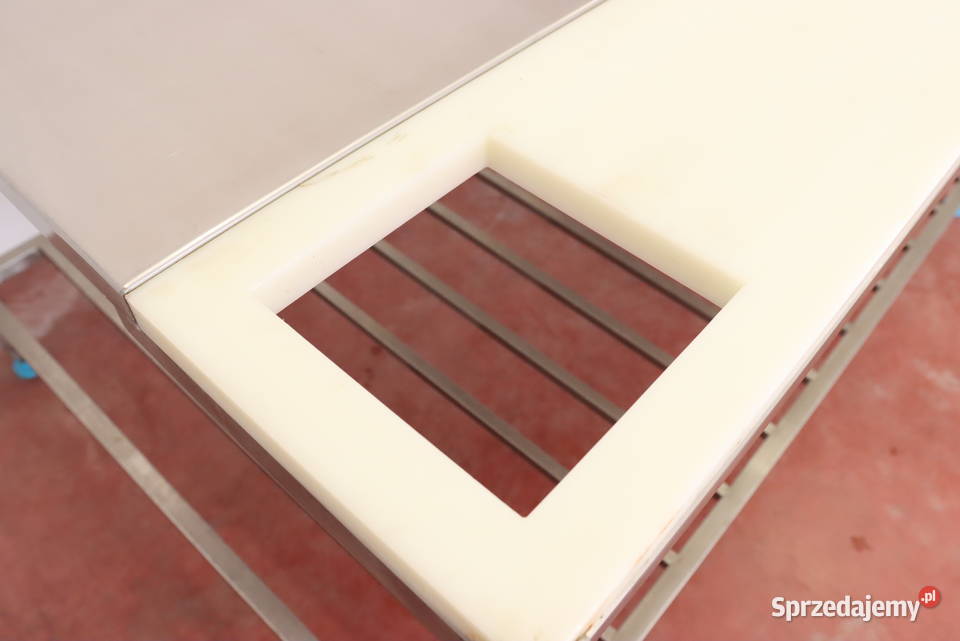 Stół rozbiorowy z płytą stół MASARSKI ubojnia Pszczyna