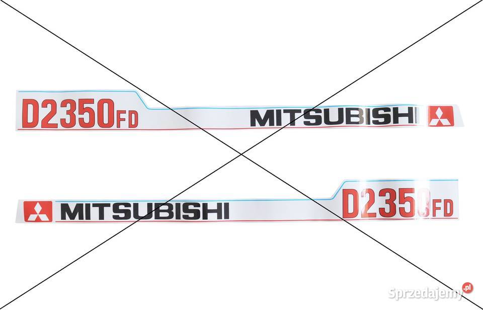 Naklejki na maskę Mitsubishi D2350FD podkarpackie Tajęcina