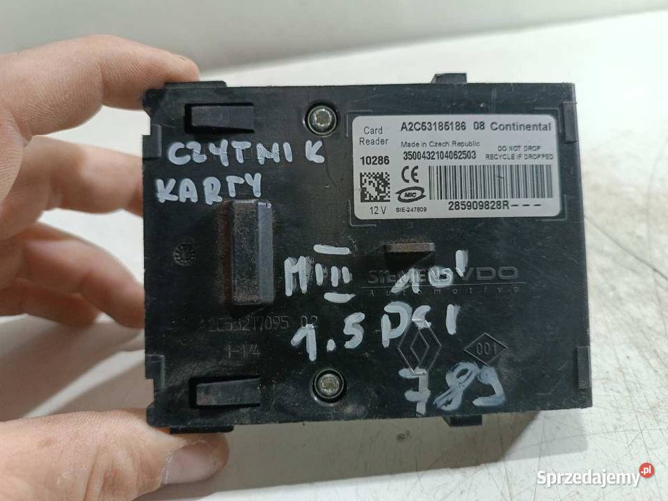 CZYTNIK KARTY RENAULT SCENIC III 285909828R