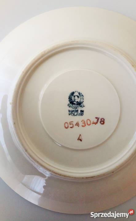 bulionówki Chodzież vintage PRL wielokolorowy