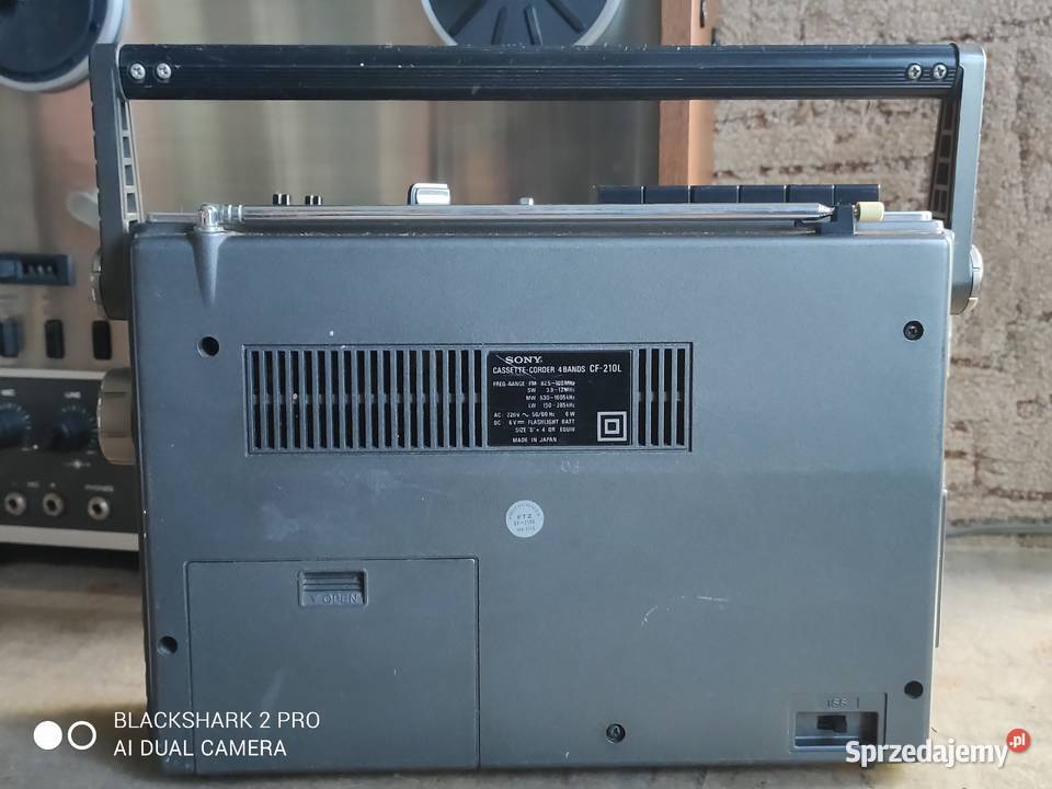 radiomagnetofon Sony CF210L Vintage zachodniopomorskie Grabowo sprzedam