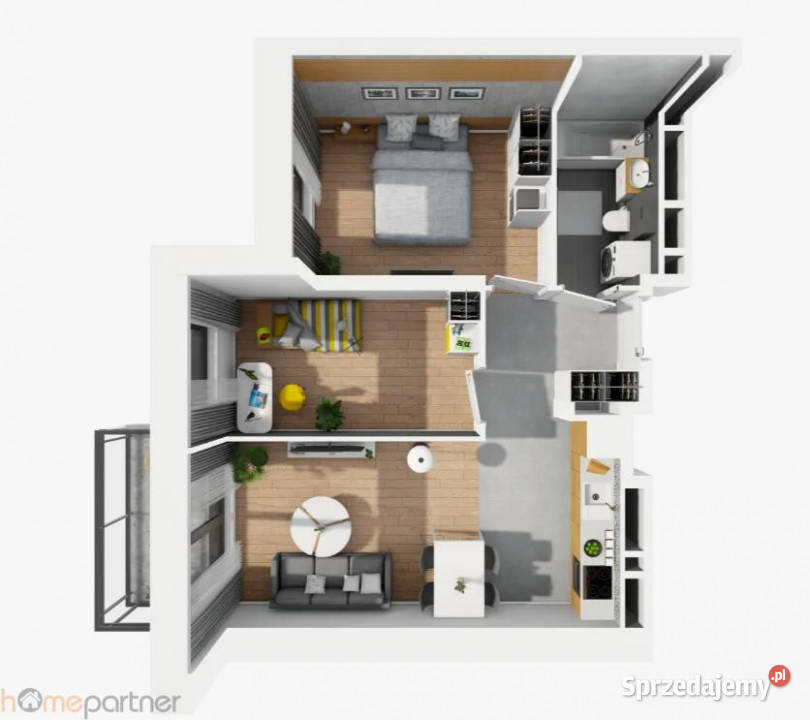 Mieszkanie 5127m2 3 pokoje Wrocław al Karkonoska