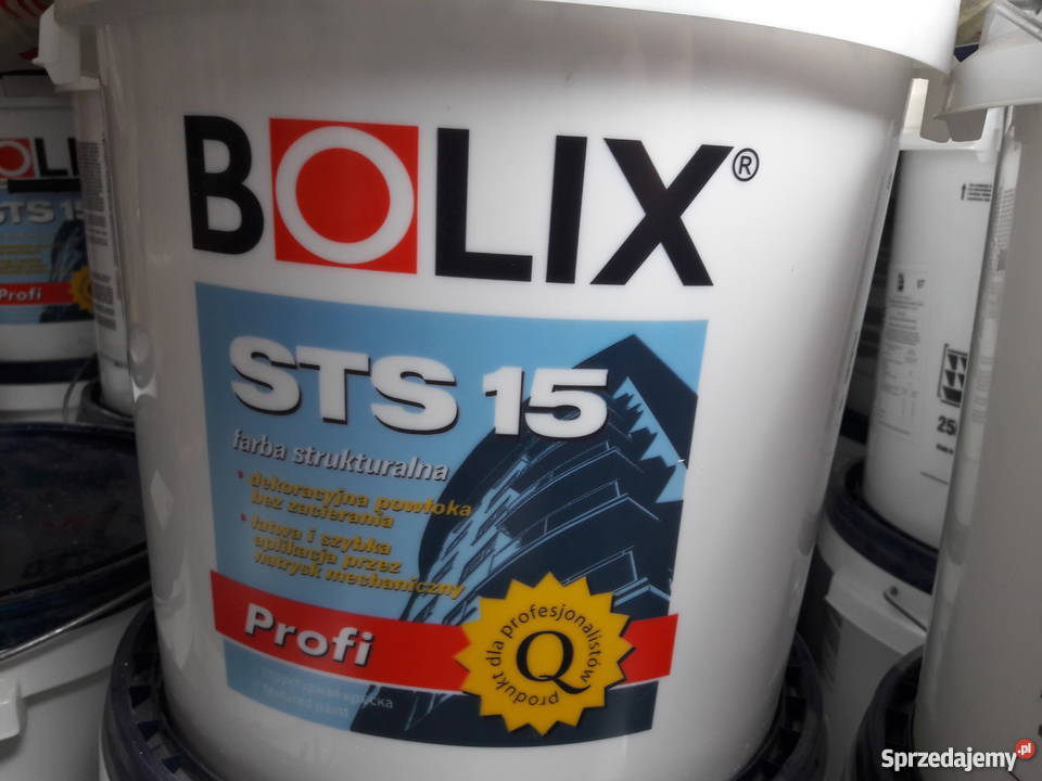 farba gruntująca bolix STG i farba struktualna Malbork