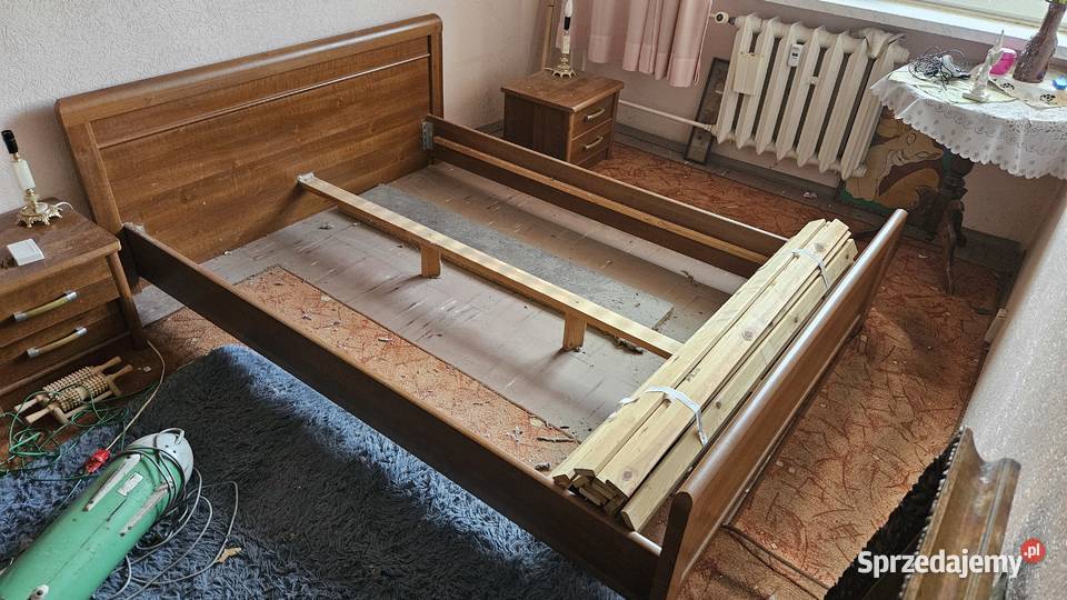 Łoże łóżko małżeńskie 205x160 bez materaca zachodniopomorskie Szczecin