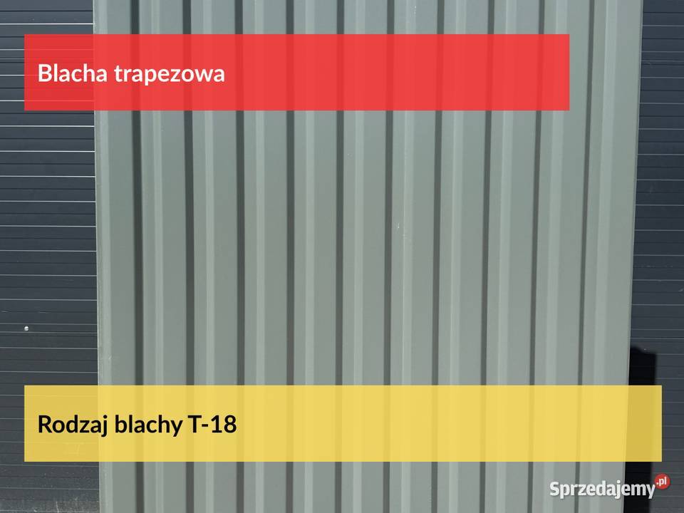 Blacha Trapezowa T18 2 gat w kolorze 8014 Brąz Puszczykowo