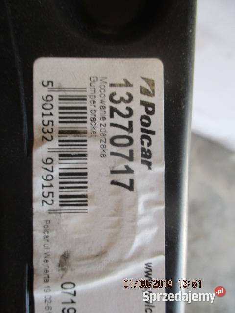 ŚLIZG UCHWYT ZDERZAKA PRZÓD LEWY DO AUDI A6 C5 Głowno