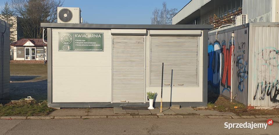 Kontener handlowy 3x5 nowa klimatyzacja Kraków