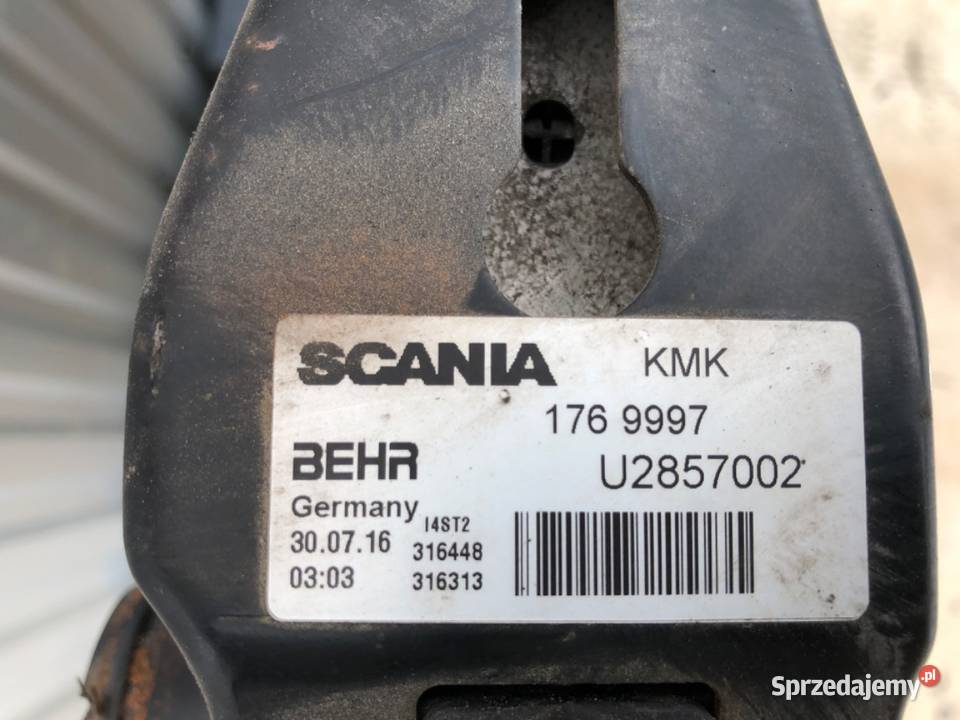 CHŁODNICA WODY SCANIA 1769997 RADIATOR