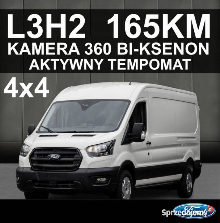 Ford Transit 4x4 L3H2 165 Kamera 360 BiKsenon zachodniopomorskie Szczecinek sprzedam