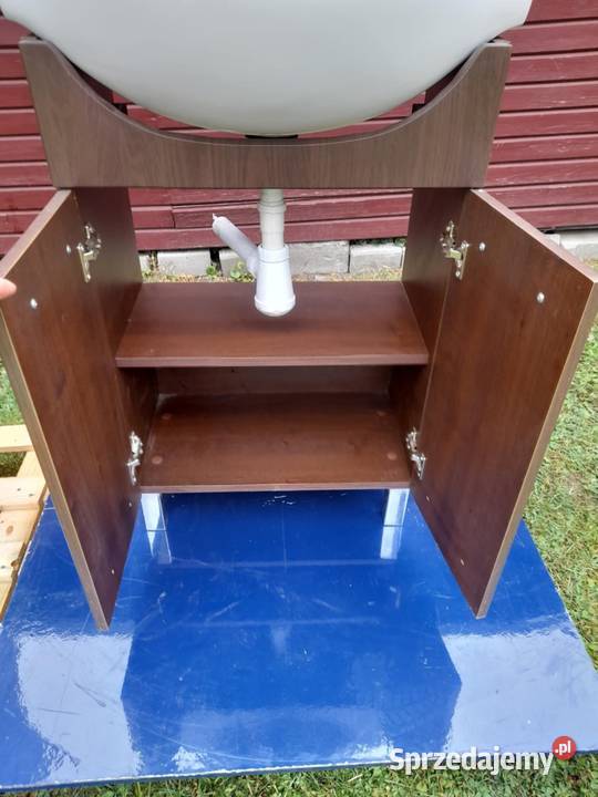 Komplet mebli łazienkowych umywalka szafka 144cm Bogdanowo