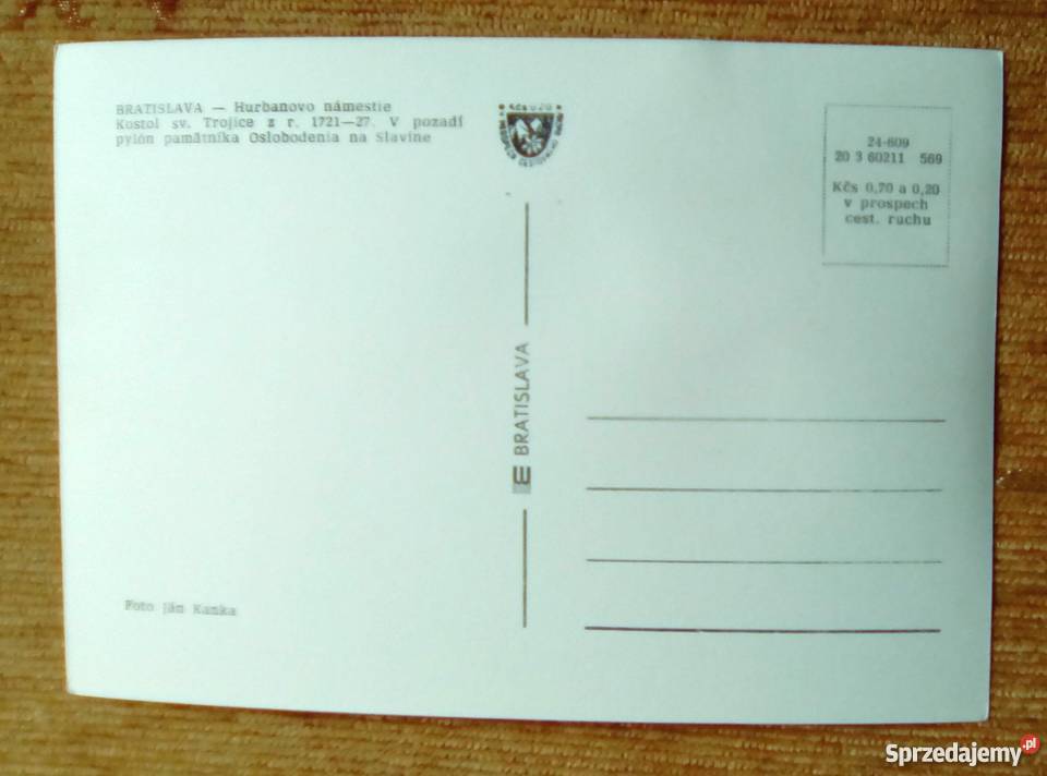 BRATYSŁAWA M IN WIDOK NA KOŚCIÓŁ ŚWIĘTEJ TRÓJCY Piszczac