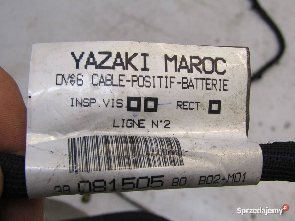 INSTALACJA WIĄZKA KLEMA 16 BLUE HDI CITROEN C3