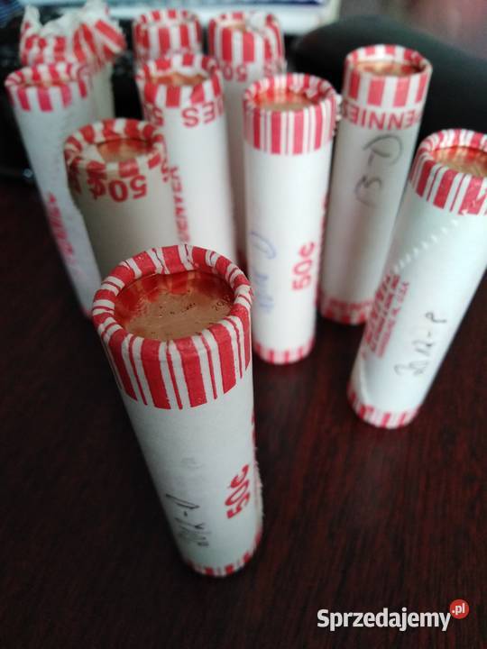 Rolka bankowa 1 cent Lincoln USA lubuskie Żary