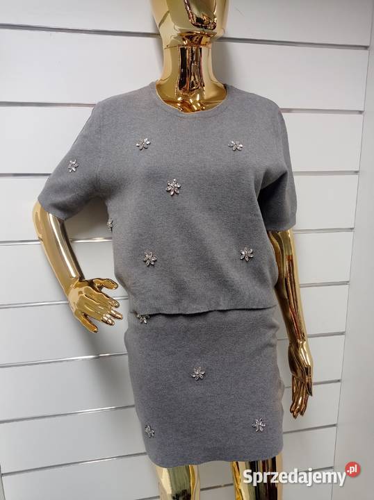 Komplet dzianinowy Rozmiar uniwersalny Marynarki i żakiety