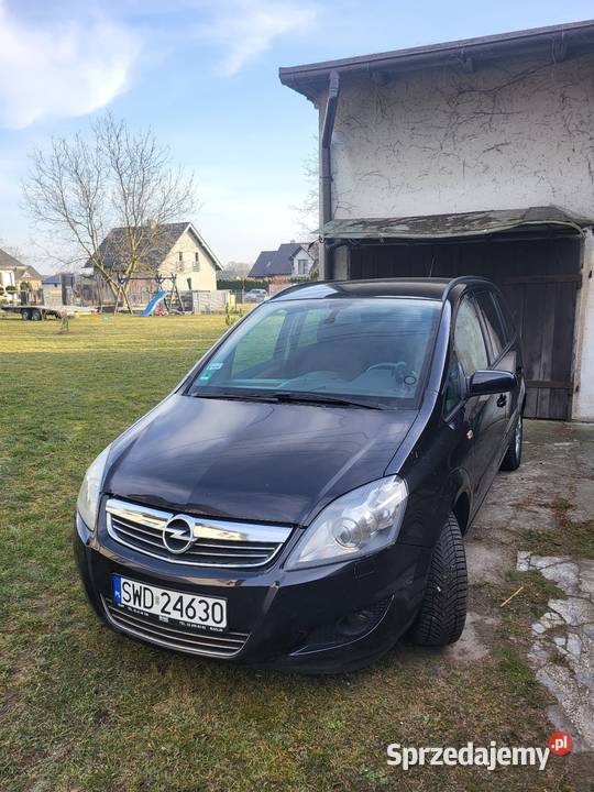Opel Zafira 2008 18 195 czarny sprzedam