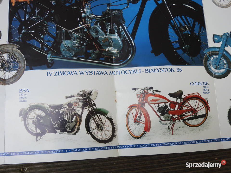 Wystawa Motocykli Białystok 1996 Prospekt
