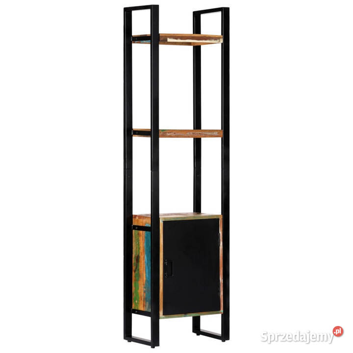 Regał na książki 45 x 30 x 171 lite drewno z Warszawa