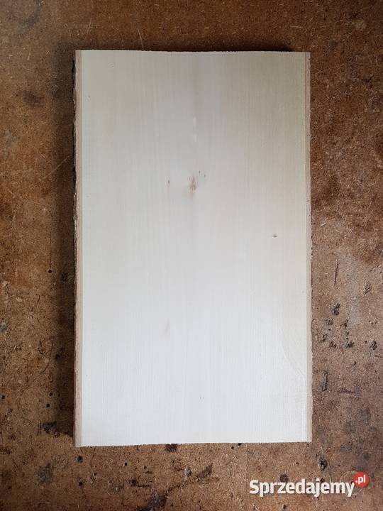Deska lipowa z korą 50x225x25 rzeźba ikony łódzkie Łódź
