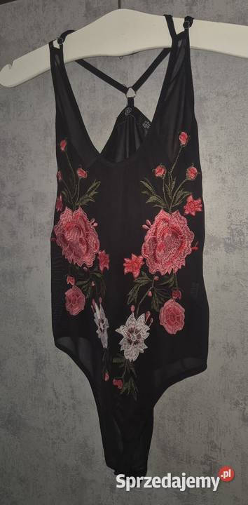 Body damskie haft kwiaty 38M