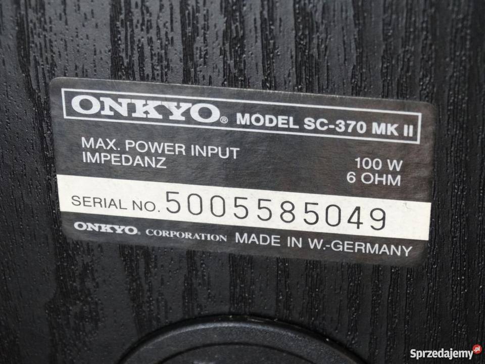 Kolumny Onkyo SC370 sprawne WYSYŁKA