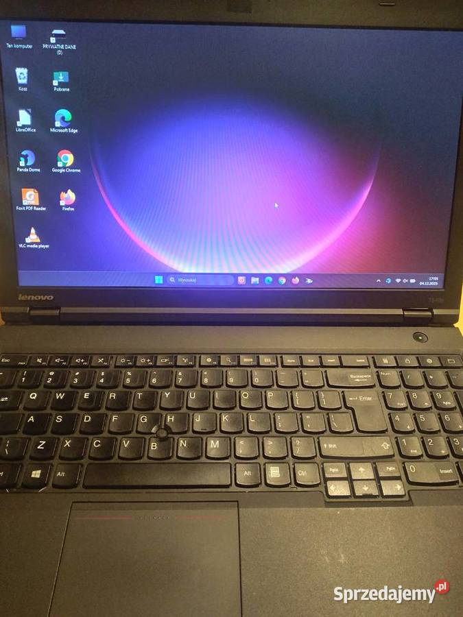 Laptop Biznesowy Lenovo ThinkPad156 mati5Ram małopolskie Kraków sprzedam
