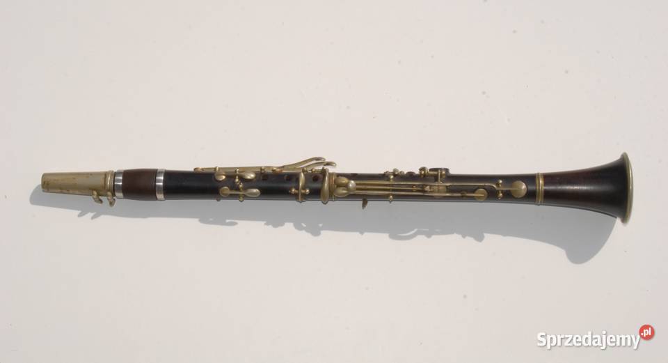 Stary przedwojenny klarnet instrument unikat Cieszyn