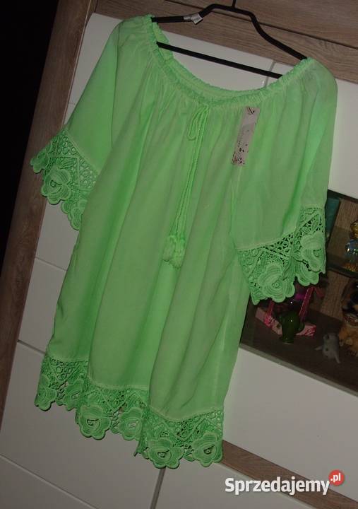 Neonowa Hiszpanka Hafty Nowa Fashion LXL