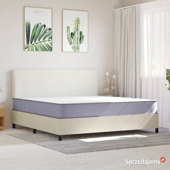 vidaXL Materac piankowy średnio miękki 200x200 Warszawa