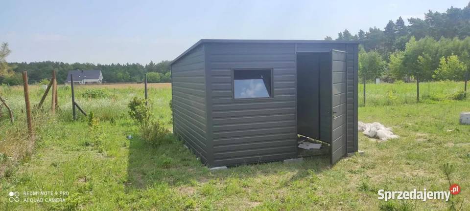 Garaż Blaszany Drewnopodobny 3x5 BLASZAK Garaże Pozostałe