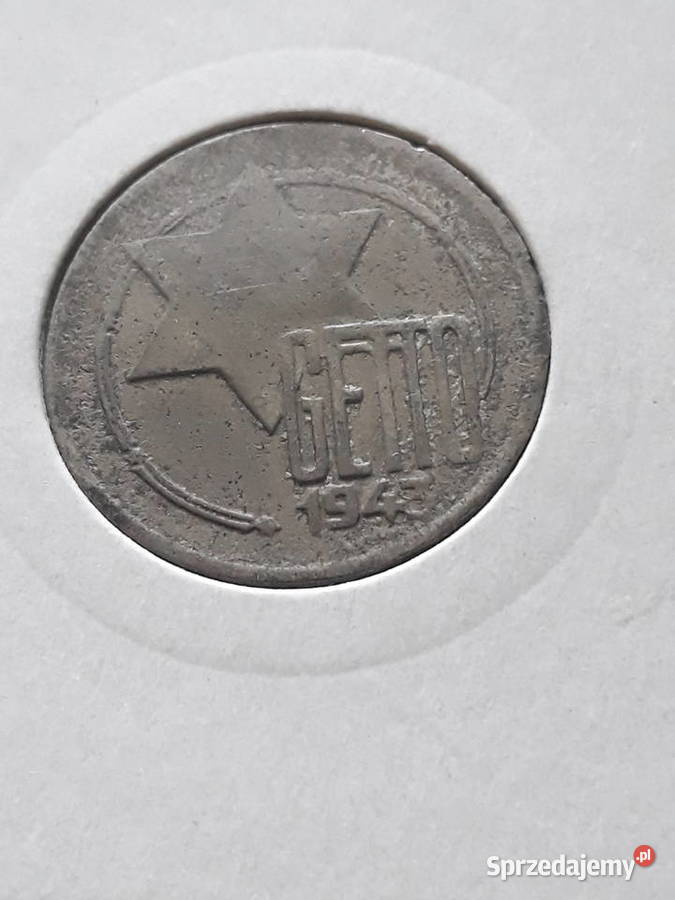 5 Marek Getto Łódź 1943 r Aluminium Magnez Kolekcje Konin