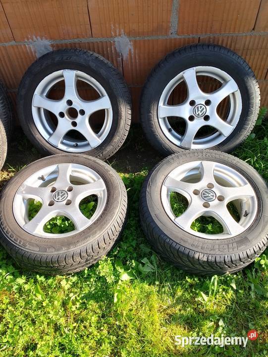 Felgi aluminiowe całe koła VW oryginał 14 14 opolskie Kluczbork sprzedam