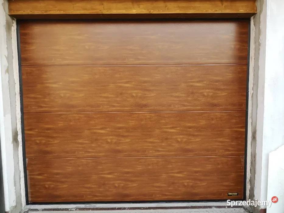 Brama garażowa segmentowa 2500x2375 orzech złoty 2500cm mazowieckie Pruszków