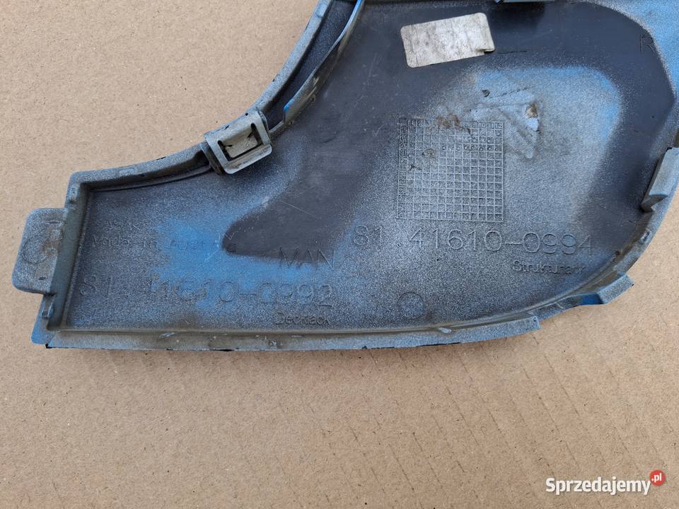 MAN TGX TG3 ZAŚLEPKA ZDERZAKA HAKA PRAWA ciężarowe Bieleń