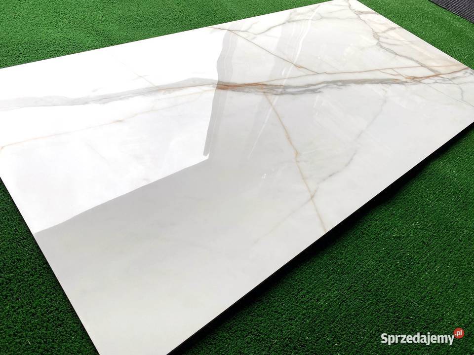 BIAŁY MARMUR POLEROWANY ŻYŁKA 120x60 WYSOKI sprzedam