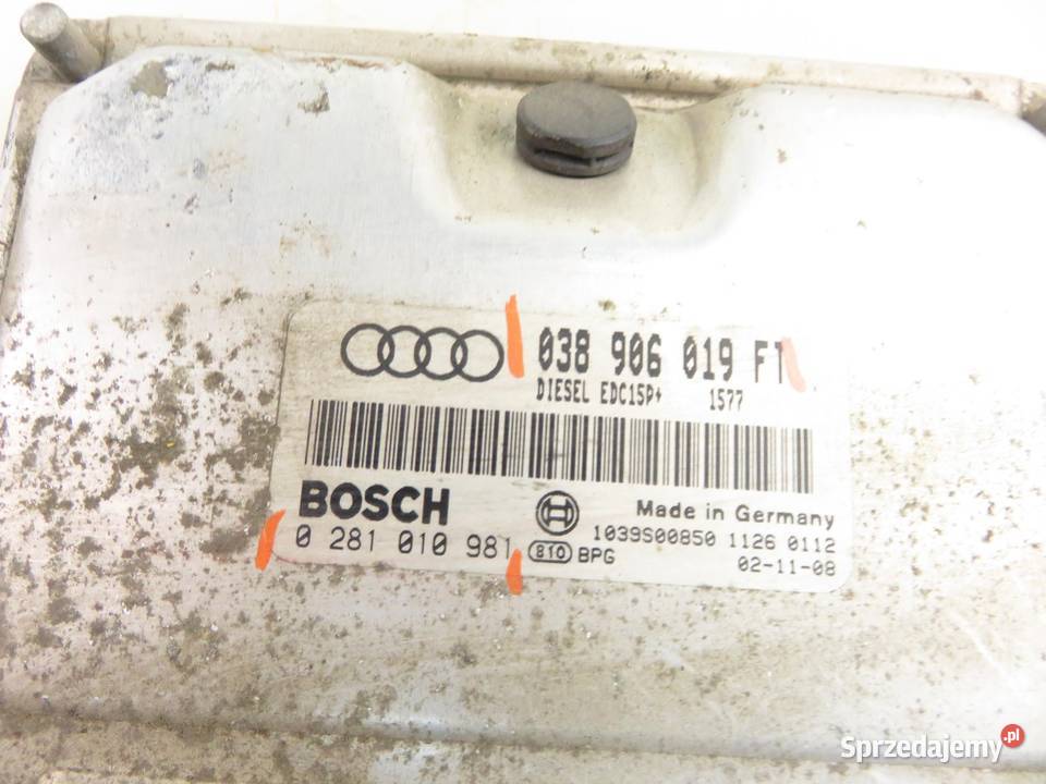 STEROWNIK AUDI A3 19 TDI quattro ASZ 0281010981 Komputery