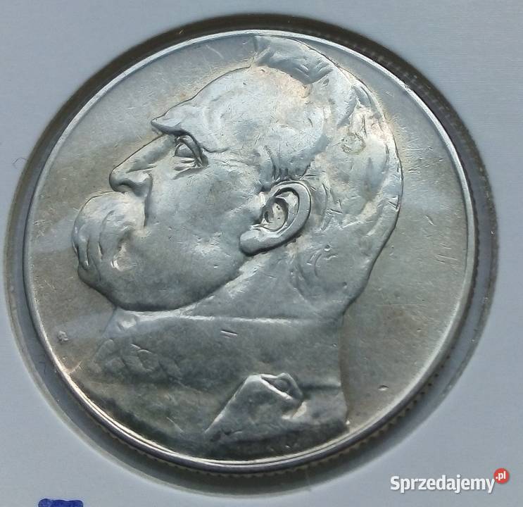 POLSKA5 1936 r SREBRO 750 J PIŁSUDSKI Legionowo