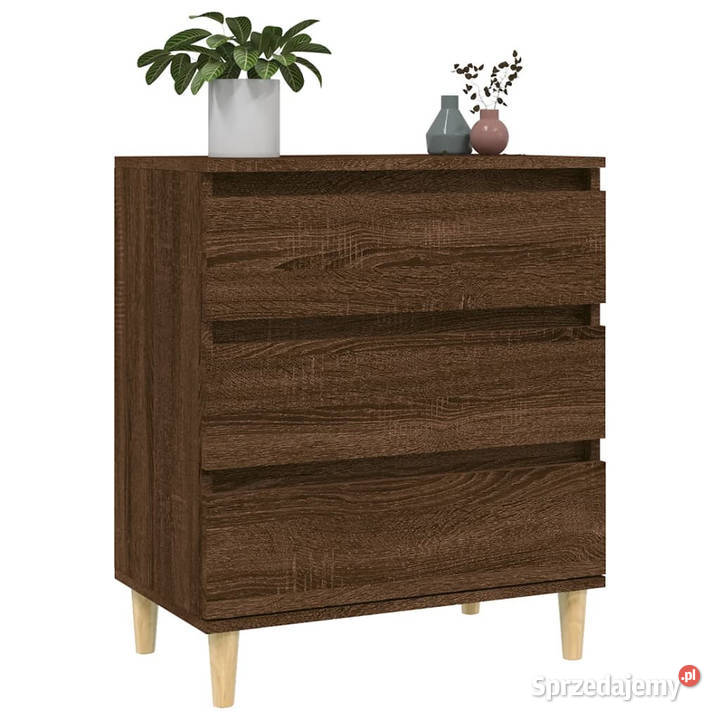 Komoda brązowy dąb 60x35x70 materiał Warszawa