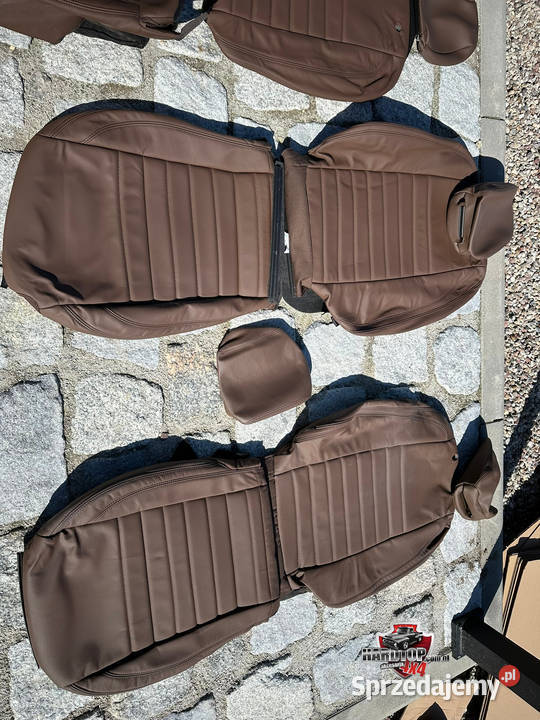 POKROWCE Oryginalne Zestaw Skóra na Fotele Pasłęk sprzedam