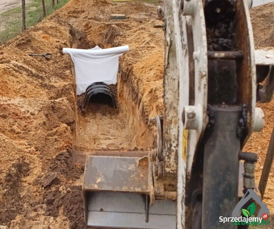 Usługi mnikoparką wykopy Jarocin