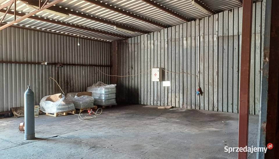 Do wynajęcia magazyn blaszany 480 m2 i plac