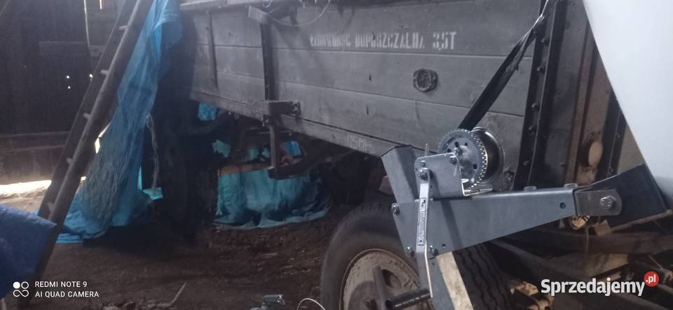 Przyczepa rolnicza Sanok 35 t nieuszkodzony Nysa sprzedam