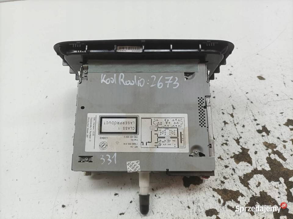 RADIO 7646335316 Fiat Croma II 20052011 osobowe